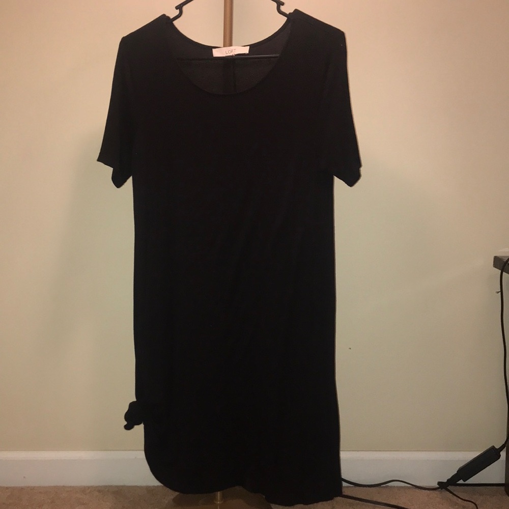 Black T-shirt LOFT dress